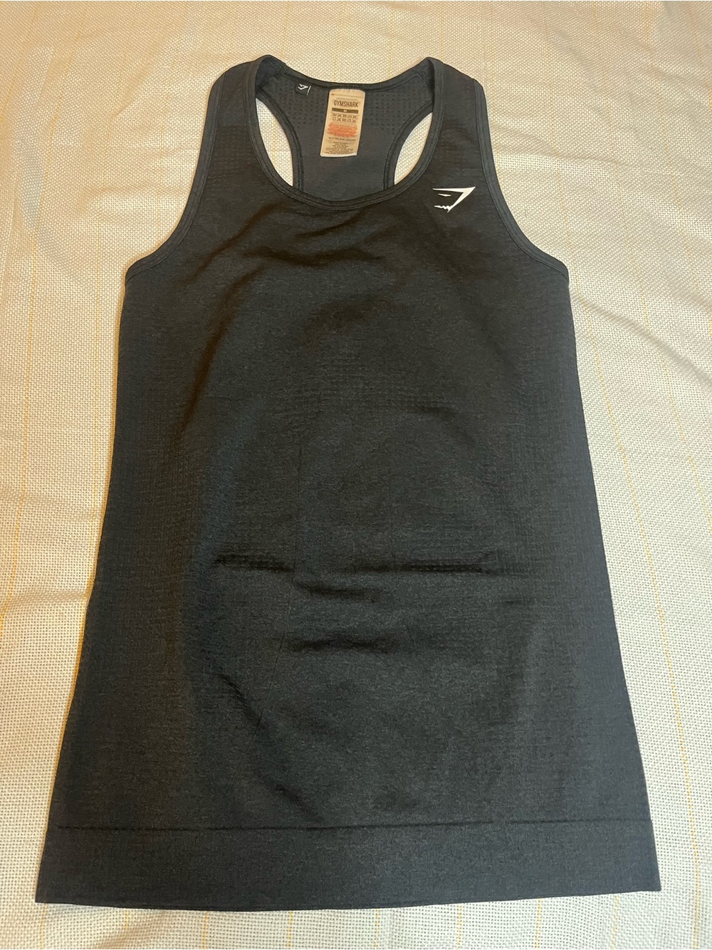 Gymshark Black Racer Back Performance Tank Top